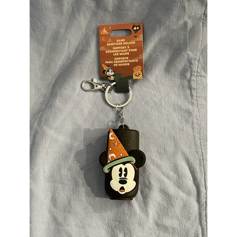 NEW Disney Parks Mickey‎ Mouse Happy Halloween Portable Hand Sanitizer Holder
